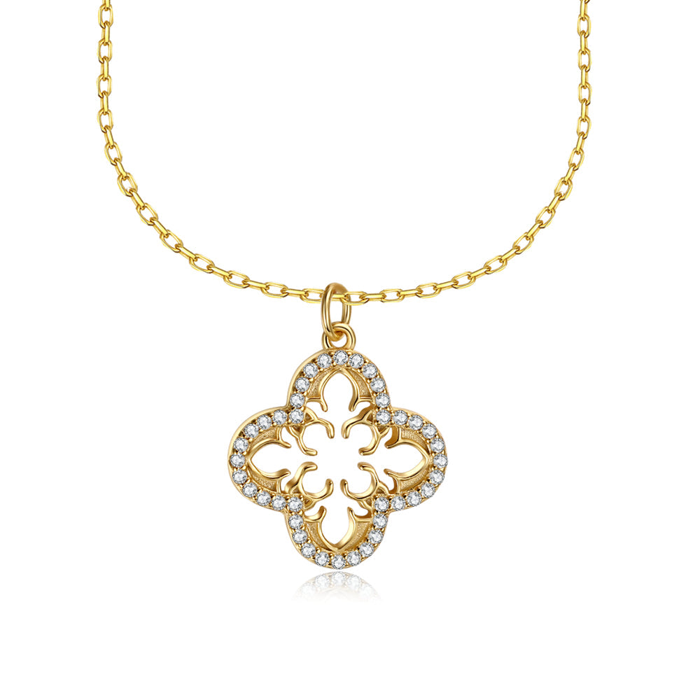 FREE GIFT | Gold Vermeil Necklace - CLOVER