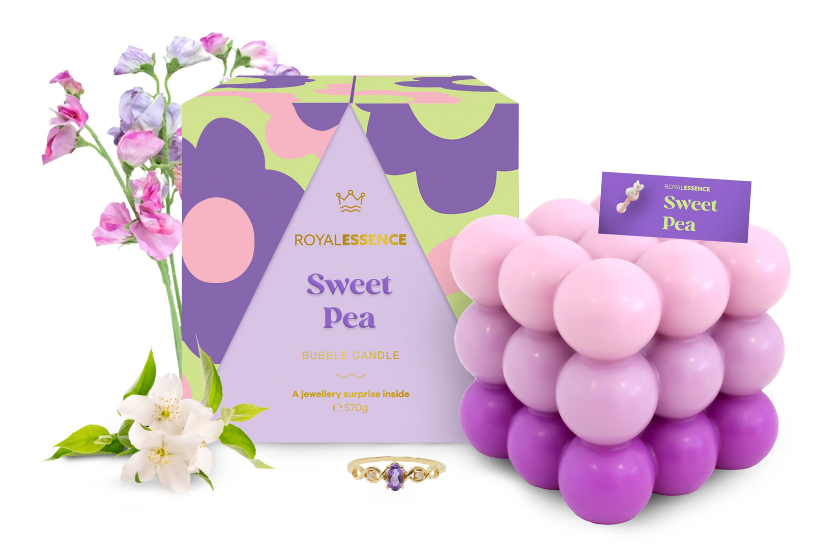 Sweet Pea Bubble (Candle)