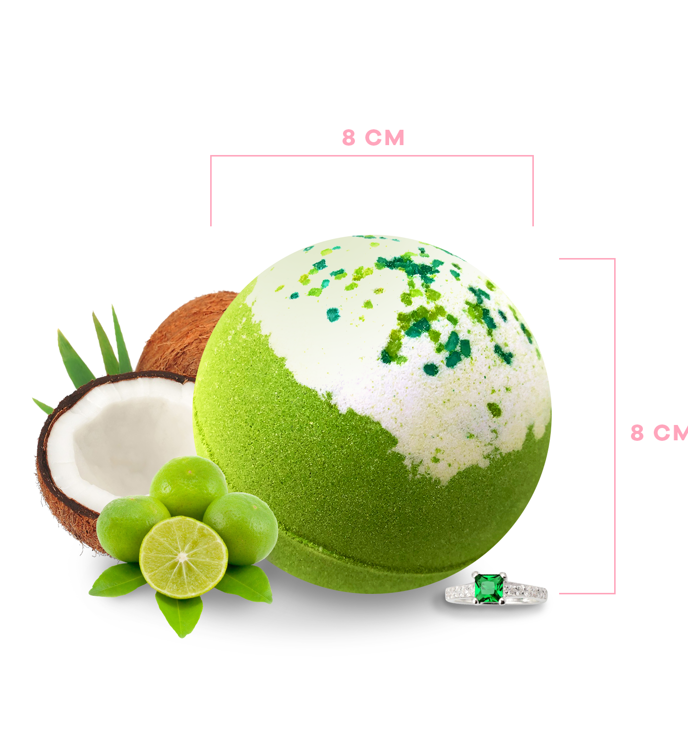 Coco Lime Crush (Badebombe)