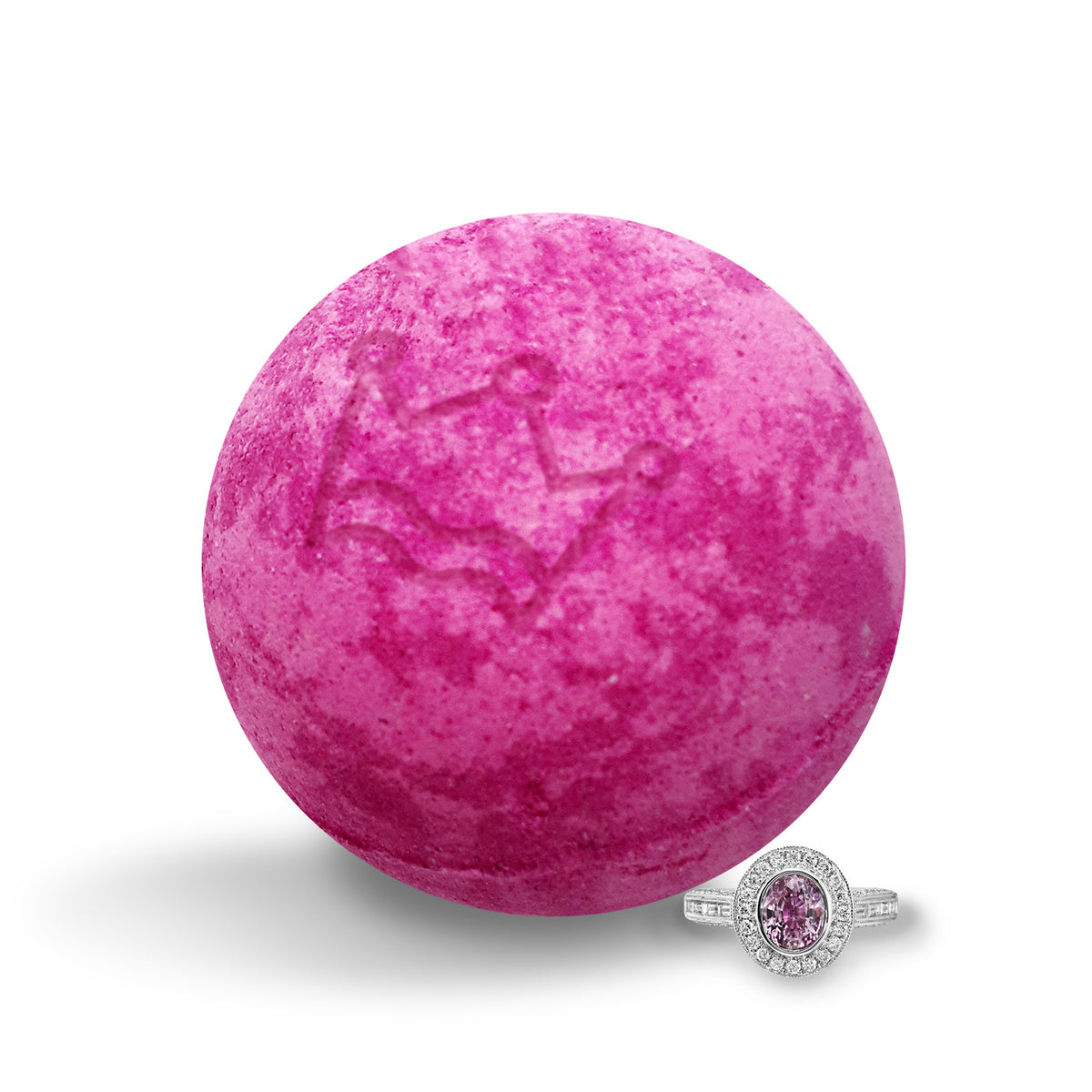 Blumenbombe (Badebombe)