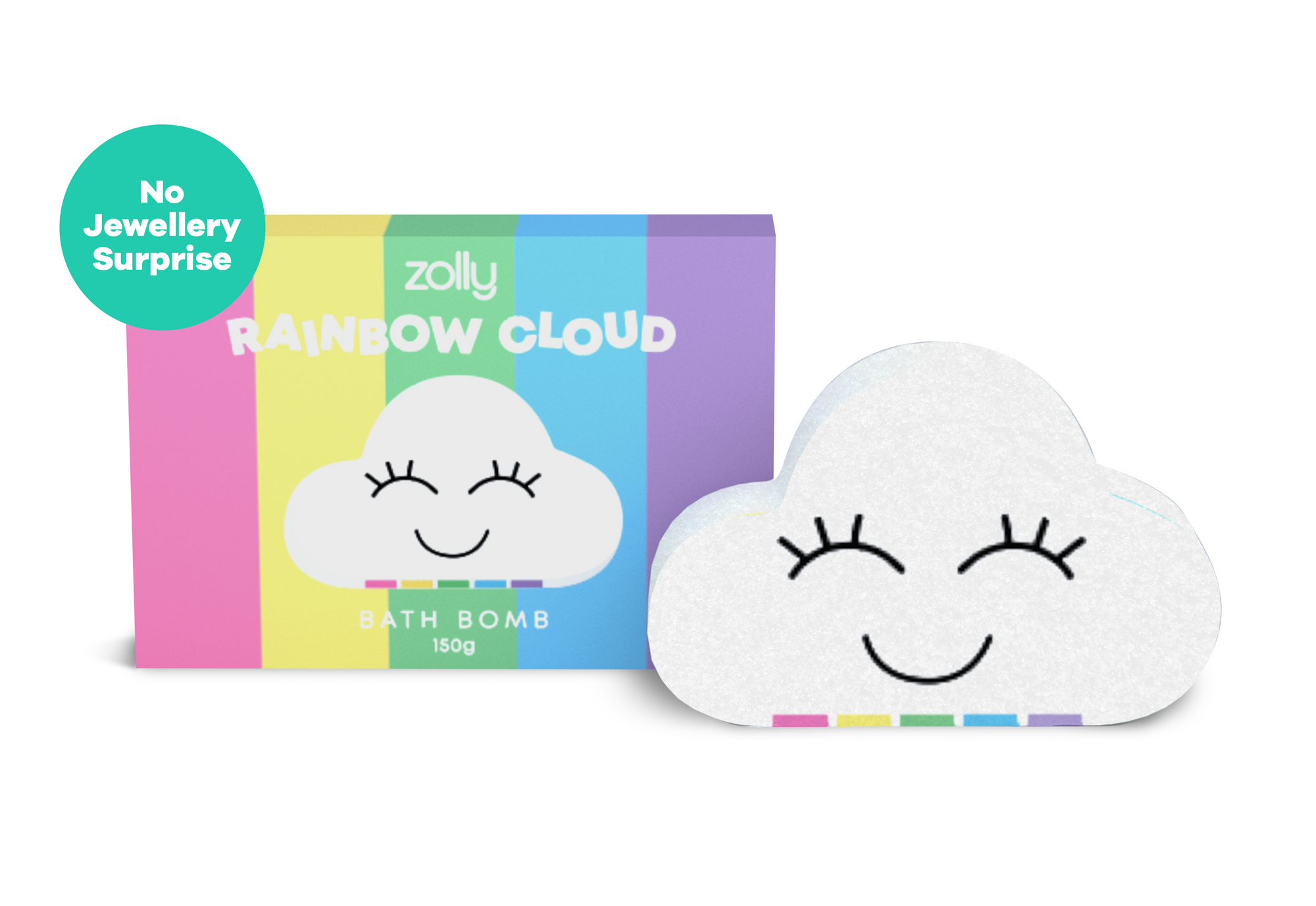 Rainbow Cloud Bath Bomb - 150g