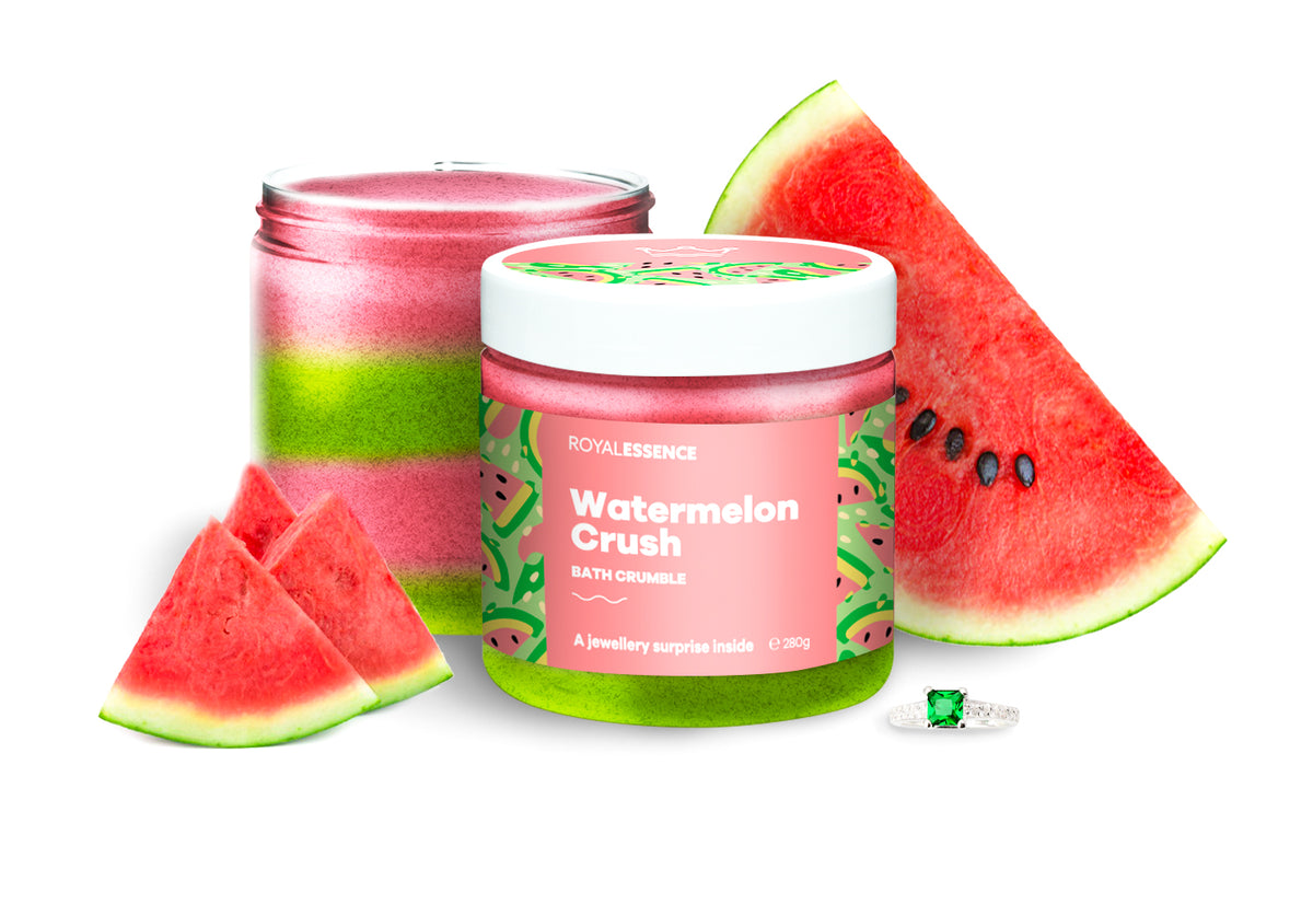 Wassermelonen-Crush (Bade-Crumble)