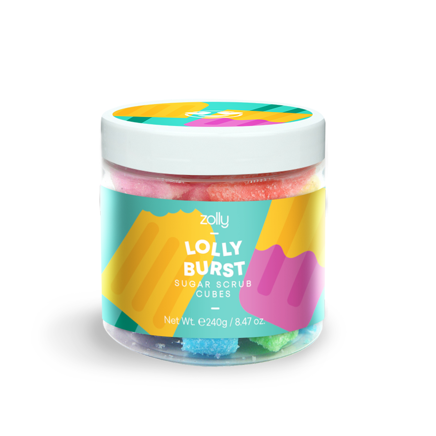 Lolly Burst Sugar Scrub Cubes