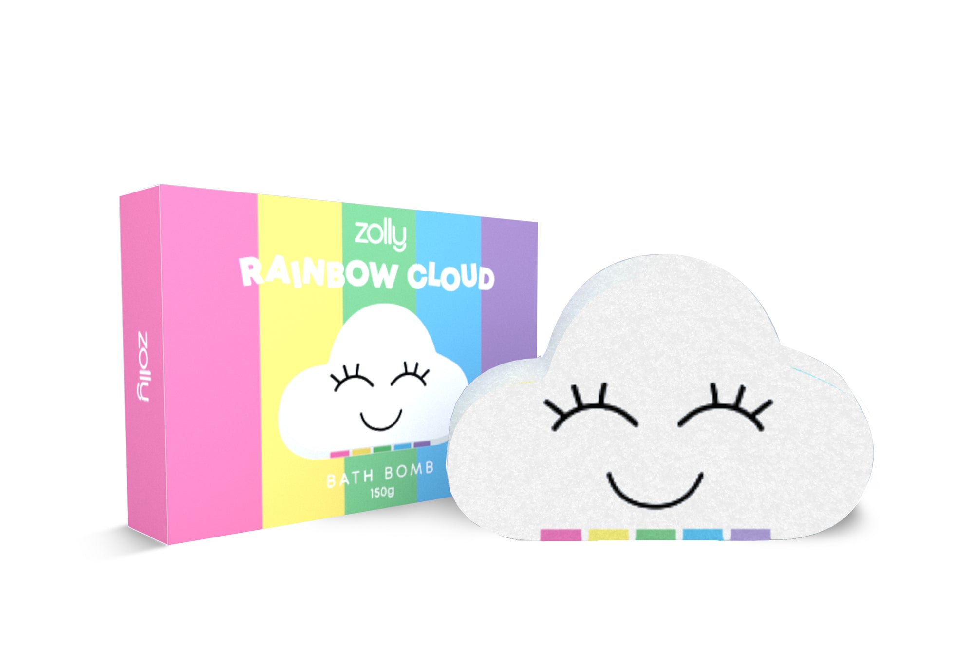 Rainbow Cloud Bath Bomb - 150g