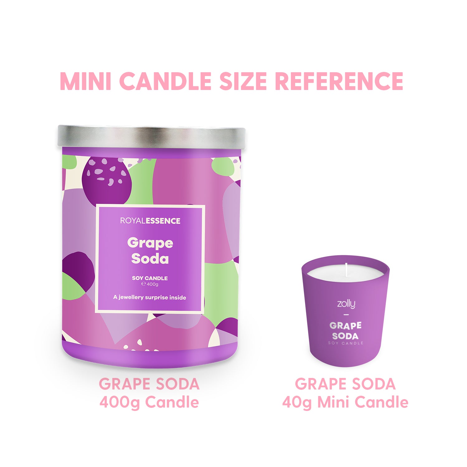 Grape Soda Mini Candle 40g