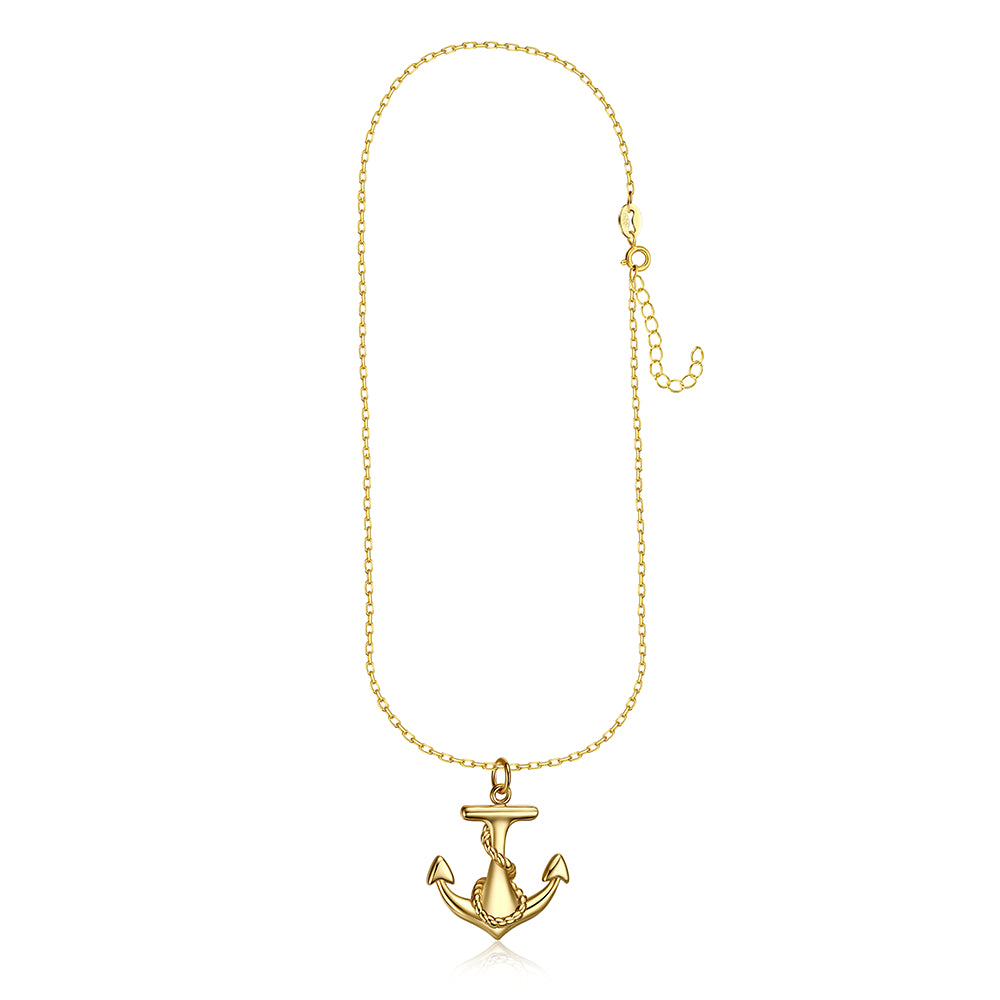 Gold Vermeil Necklace - ANCHOR