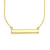 Gold Vermeil Necklace - GOLD BAR