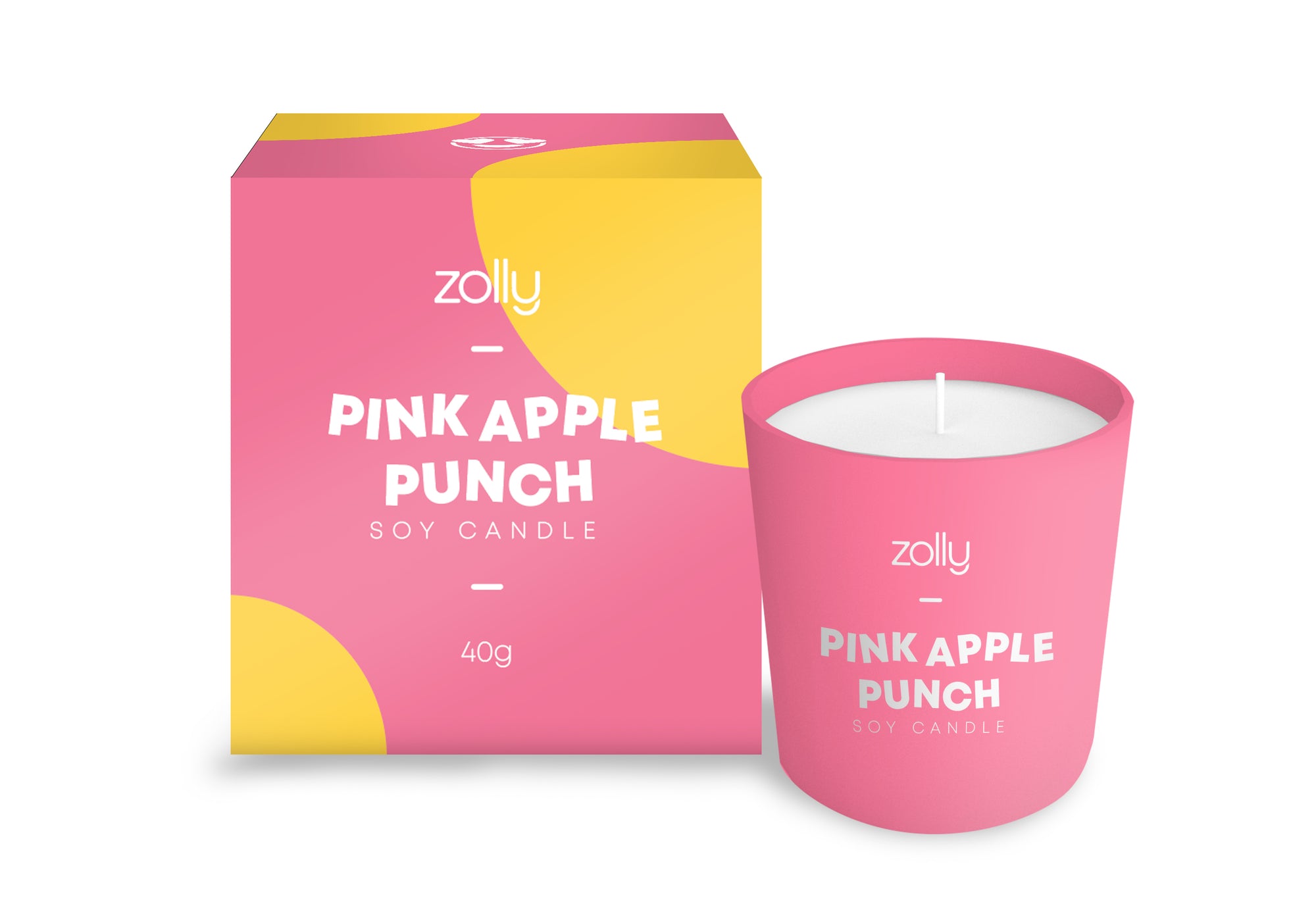 Pink Apple Punch Mini Candle 40g